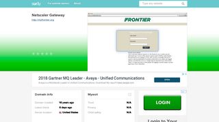 myfrontier.org - Netscaler Gateway - Myfrontier - Sur.ly