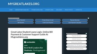Great Lakes Student Loans Login, Online Bill Payment At ...