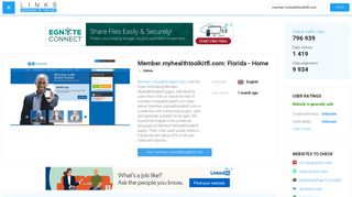 Visit Member.myhealthtoolkitfl.com - Florida - Home.