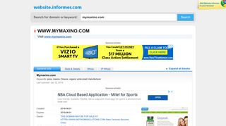 mymaxino.com at Website Informer. Visit Mymaxino.