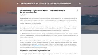 Mymilestonecard Login: Signup & Login To Mymilestonecard At Www ...
