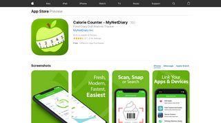Calorie Counter - MyNetDiary on the App Store - iTunes - Apple
