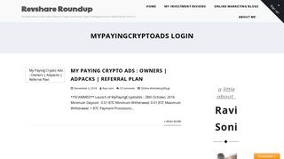 mypayingcryptoads login Archives - Revshare Roundup