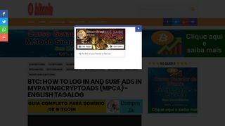 BTC: How To Log In and Surf Ads In MyPayingCryptoAds (MPCA ...