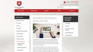 ECG Portal for Students - MySkillsFuture - Moe