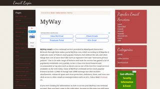 MyWay Email Login – www.myway.com Mail Log In