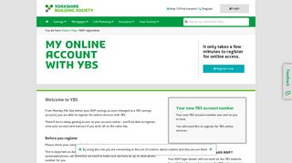 N&P registration | YBS - Yorkshire Building Society