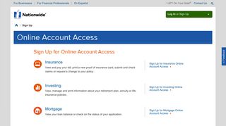 Nationwide Online Account Access | Sign Up for Online Access ...