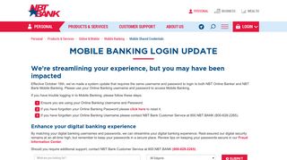 NBT Bank | Mobile Banking Login Update