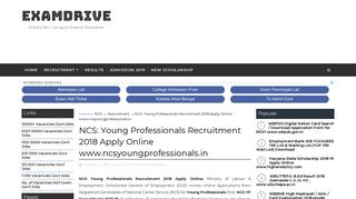 NCS: Young Professionals Recruitment 2018 Apply Online www ...