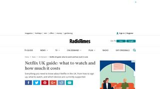 Netflix UK guide: How to sign up | How much it costs | What to watch ...