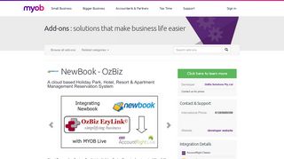 Cloud Reservation System | add on to your MYOB accounting software