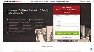 NewspaperArchive® | Genealogy & Family History Records