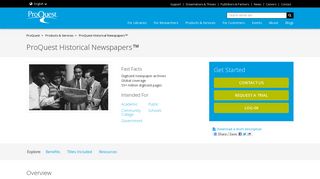 Products - ProQuest Historical Newspapers™