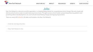 Jobs - New Tech Network