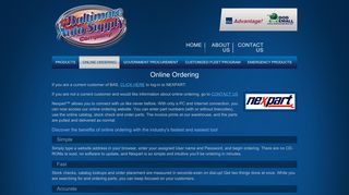 Online Ordering - Auto Parts | Baltimore, MD