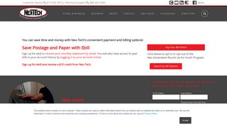 Online bill payment, billing information and ebill | Nex-Tech
