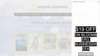 National Geographic Subscription Renewal