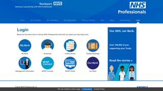 Stockport | Login - NHS Professionals