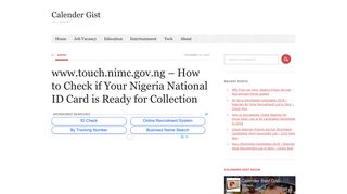 www.touch.nimc.gov.ng - How to Check if Your Nigeria National ID ...