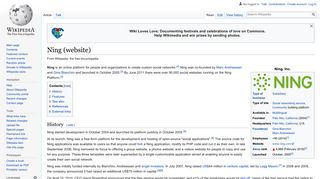 Ning (website) - Wikipedia
