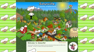 Kids' Fun Food Games- Play Solusville Free ... - Nourish Interactive