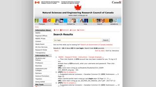 Search - crsng - nserc