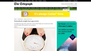 Nutracheck weight-loss app review - Telegraph
