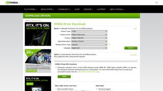 Download Drivers | NVIDIA