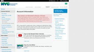 Account Information - NYC.gov