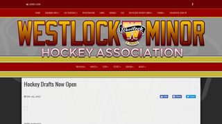 Hockey Drafts Now Open - Westlock Minor Hockey Association ...