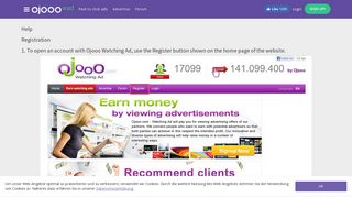 Ojooo.com - Watching Ad - Help