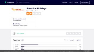 sunshine.co.uk - Trustpilot