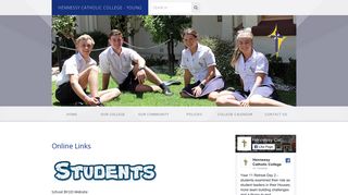Online Links - Hennessy Catholic College - Young