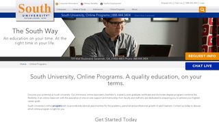 South University Online Degree Programs