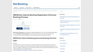 SBHOnline Internet Banking Registration (Personal Banking) Process