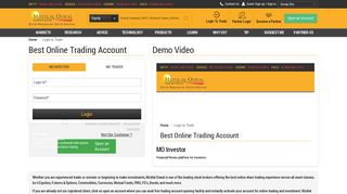 Best Online Trading Account | Login to Trade Online | Motilal Oswal