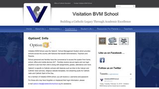 OptionC Info | Visitation BVM School