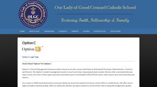 Option C - Our Lady of Good Counsel School