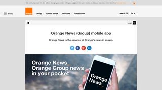 Orange News (Group) mobile app - orange.com