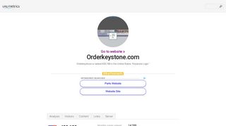 www.Orderkeystone.com - Keystone Login - urlm.co