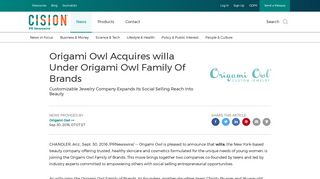 Origami Owl Acquires willa Under Origami Owl Family Of Brands