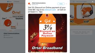 Ortel Communications on Twitter: 