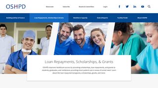 Loan Repayments, Scholarships, & Grants - OSHPD