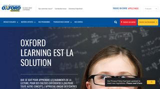 Oxford Learning: Accueil