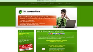 Register - Paid Surveys at Home