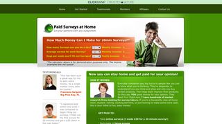Paid Surveys at Home -