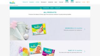 Diapers, Pants and Baby Wipes | Pampers US
