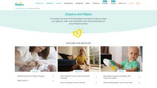 Our Diapers and Wipes | Pampers