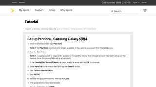 Set up Pandora - Samsung Galaxy S® 4 (Dual Band) - Sprint